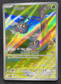 Tangela IR 151 Full Art English Sv Scarlet & Violet NM 178/165 Pokemon Card 2023 - Image 1