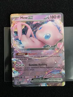 Pokemon Scarlet & Violet Mew EX Ultra Rare Holo Card 151/165 NM/M Condition - Image 1