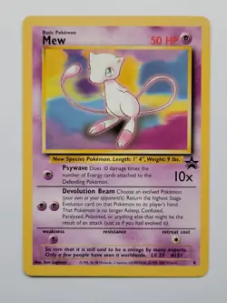 Pokemon TCG - Mew - 8 - Promo - Rare - Wizards Black Star Promos [Near Mint] - Image 1