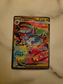 Pokemon Mega Evolution Mega Venusaur EX 177/132 Special Illustration Rare SIR - Image 3