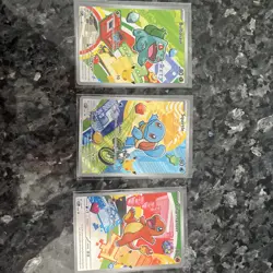 Pokemon TCG First Partner Illustration Collection Series 1 Kanto GEN 1 Starters - Image 1