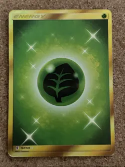 Pokemon TCG Grass Energy 167/145 Guardians Rising Secret Rare - Image 1