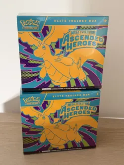 Pokemon Ascended Heroes Elite Trainer Box ETB X2 Brand New & Sealed - Image 1