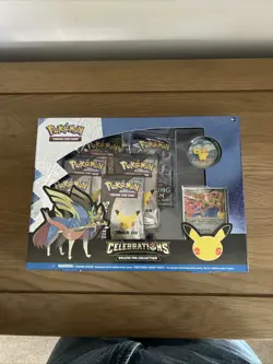 Pokemon TCG Celebrations Zacian Deluxe Pin Collection Box 25th Sealed - Image 1