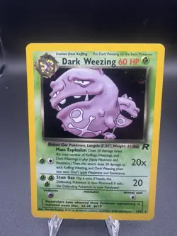 Pokemon Team Rocket Dark Weezing Holo #14/82 NM/LP - Image 1