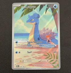 Pokemon Misty's Lapras 194/182 Sv10 Destined Rivals Holo Rare English Basic 110 - Image 1