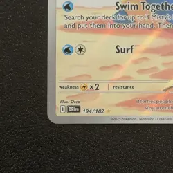 Pokemon Misty's Lapras 194/182 Sv10 Destined Rivals Holo Rare English Basic 110 - Image 5