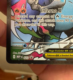 Mega Charizard X ex 023 Me: Pokemon Mega Evolution Promo Holo *SEE PICTURES* - Image 3