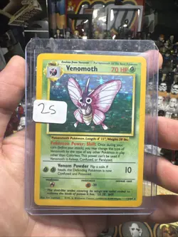 1999 Pokemon Venomoth 13/64 Jungle Holo *L2* - Image 1