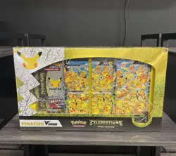 Pokemon TCG Celebrations Special Collection Pikachu V Union Factory Sealed Box - Image 1