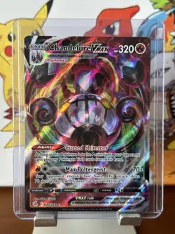 🔹Chandelure VMAX 040/264 Full Art Ultra Rare🔹Fusion Strike Pokemon TCG Card - Image 1