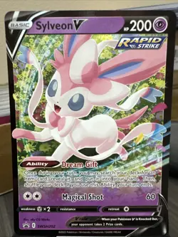Sylveon V SWSH202 NM Holofoil Promo Rare Pokemon Card - Image 1