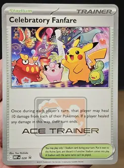 Pokemon Celebratory Fanfare Ace Trainer Promo 2025 English - Image 1