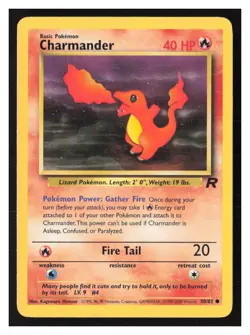 Charmander Team Rocket #50/82 Pokemon - Image 1