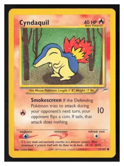 Cyndaquil Neo Destiny #061/105 Pokemon - Image 1