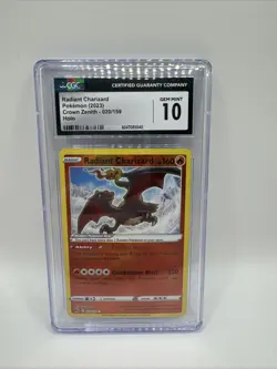 Pokemon Radiant Charizard Crown Zenith Gem Mint 10 - Image 1