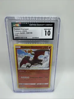 Pokemon Radiant Charizard Crown Zenith Gem Mint 10 - Image 3