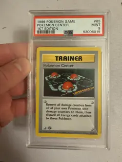 1999 Pokemon - 1st Edition Shadowless Pokemon Center Base Set 85/102 PSA 9 Mint! - Image 2