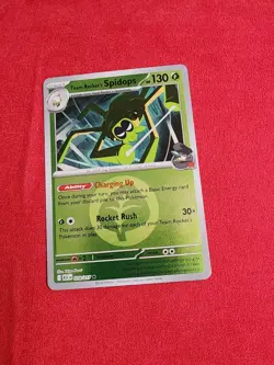 Team Rockets Spidops (Energy Symbol) 019/217 Rare RH: Ascended Heroes Pokemon NM - Image 1