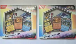 (LOT OF 2) Pokemon Scarlet Violet Prismatic Evolutions Poster Collection Box NEW - Image 1