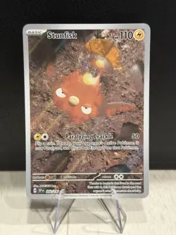 Pokemon TCG: S&V Surging Sparks - Stunfisk IR 202/191 - NM+ - Image 1