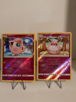 Pokemon TCG Reverse Holo Jigglypuff 71/111 & Wigglytuff 72/111 Crimson Invasion - Image 1