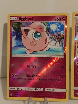 Pokemon TCG Reverse Holo Jigglypuff 71/111 & Wigglytuff 72/111 Crimson Invasion - Image 2