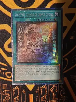 WANTED: Seeker of Sinful Spoils RA03-EN074 (PCR) Prismatic Collector Rare Yugioh - Image 3