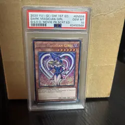 2020 Yu-Gi-Oh Dark Magician Girl D.S.O.D. Movie PackPSA 10 GEM MT 1st Edition - Image 1