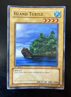 Yugioh - Island Turtle SDJ-005 1st Edition - Starter Deck: Joey - Image 1