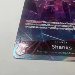 OP09-001 Shanks Leader - 2nd Anniversary - Four Emperors One Piece TCG English - Image 4