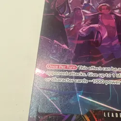 OP09-001 Shanks Leader - 2nd Anniversary - Four Emperors One Piece TCG English - Image 5