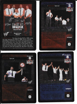 WWE RAW DEAL - 4 Right to Censor Cards *FREE SHIPPING* FOIL RTC - Image 1