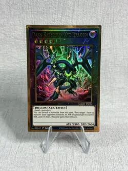 MAGO-EN032 - Dark Rebellion XYZ Dragon - Gold - 1st Edition NM Yugioh Card - Image 1