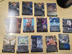 Magic The Gathering Final Fantasy Borderless 12 Card Lot Plus 2 Foils - Image 1