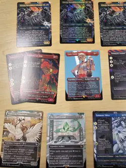 Magic The Gathering Final Fantasy Borderless 12 Card Lot Plus 2 Foils - Image 3