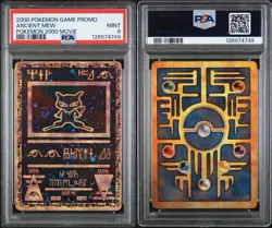 2000 POKEMON GAME MOVIE POKEMON 2000 MOVIE ANCIENT MEW PSA 9 Swirl - Image 3
