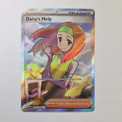 Pokemon Daisy's Help 195/165 Sv: Scarlet & Violet 151 Full Art Trainer Holo - Image 1