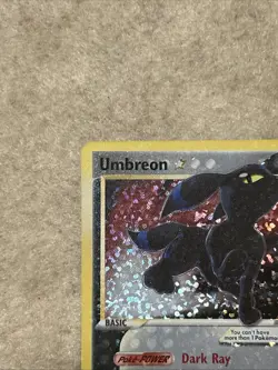 Umbreon Star 17/17 Celebrations: Classic Collection Holo Pokemon TCG - Image 3