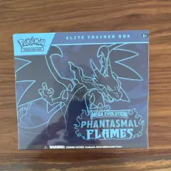 Pokemon TCG Mega Evolution Phantasmal Flames Elite Trainer Box 2025 English Meg… - Image 1