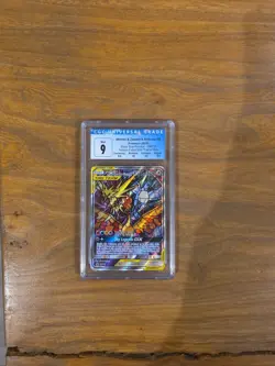 CGC 9 MINT Pokemon Moltres & Zapdos & Articuno GX SM210 Promo - Pokemon TCG - Image 1
