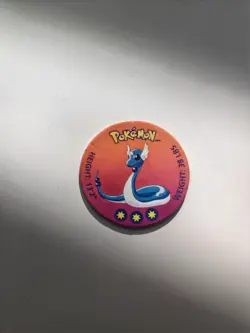 Red Pokemon Tazos Dragonair #148 Walkers 90s Collectable Rare Vintage 1999 - Image 1