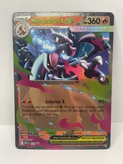 Pokemon TCG Mega Charizard X ex Black Star Promo MEP029 - Image 1