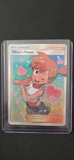 Pokemon TCG Misty's Favor 235/236 Ultra Rare Full Art Holo Sm-Unified Minds - Image 1
