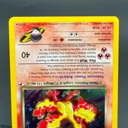 Rocket's Moltres 12/132 Near Mint Holo Rare Gym Heroes Vintage Pokemon TCG CLEAN - Image 5