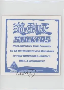 Red Eyes Black Dragon Topps YuGiOh Sticker Collection #18 2002 - Image 2