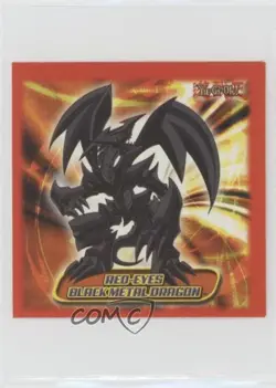 Red-Eyes Black Metal Dragon Topps YuGiOh Sticker Collection #21 2002 - Image 1