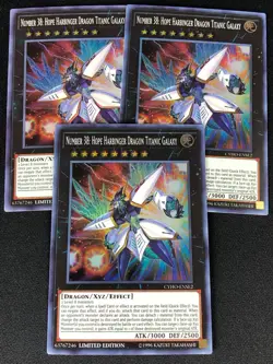 YUGIOH NUMBER 38: HOPE HARBINGER DRAGON TITANIC GALAXY CYHO-ENSE2 SUPER X3 (NM) - Image 1