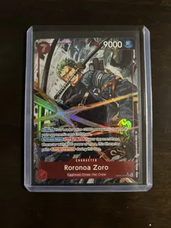 One Piece Roronoa.Zoro Character Card 9000 Power 7 Cost EB04-007 alternate art - Image 1