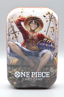 One Piece Tin Pack Set Vol. 2 Factory Sealed - Monkey D. Luffy Tin - OP-13 - Image 1